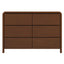 Lionel - 6 Drawer Dresser - Brown