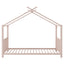 Metal House Platform Bed With Modern Design And Durable Frame