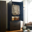 Brook - 2 Door Closet With 2 Drawers And Hanging Bars - Dark Brown