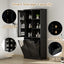 Freestanding Tall Storage Cabinet With 2 Tilt Out Hampers