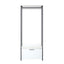 Fiona - Contemporary Wood And Metal Walk In Closet With Drawers