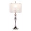 Ashland - Contemporary Table Lamp Round Clear Crystal Beads (Set of 2) - Polished Nickel