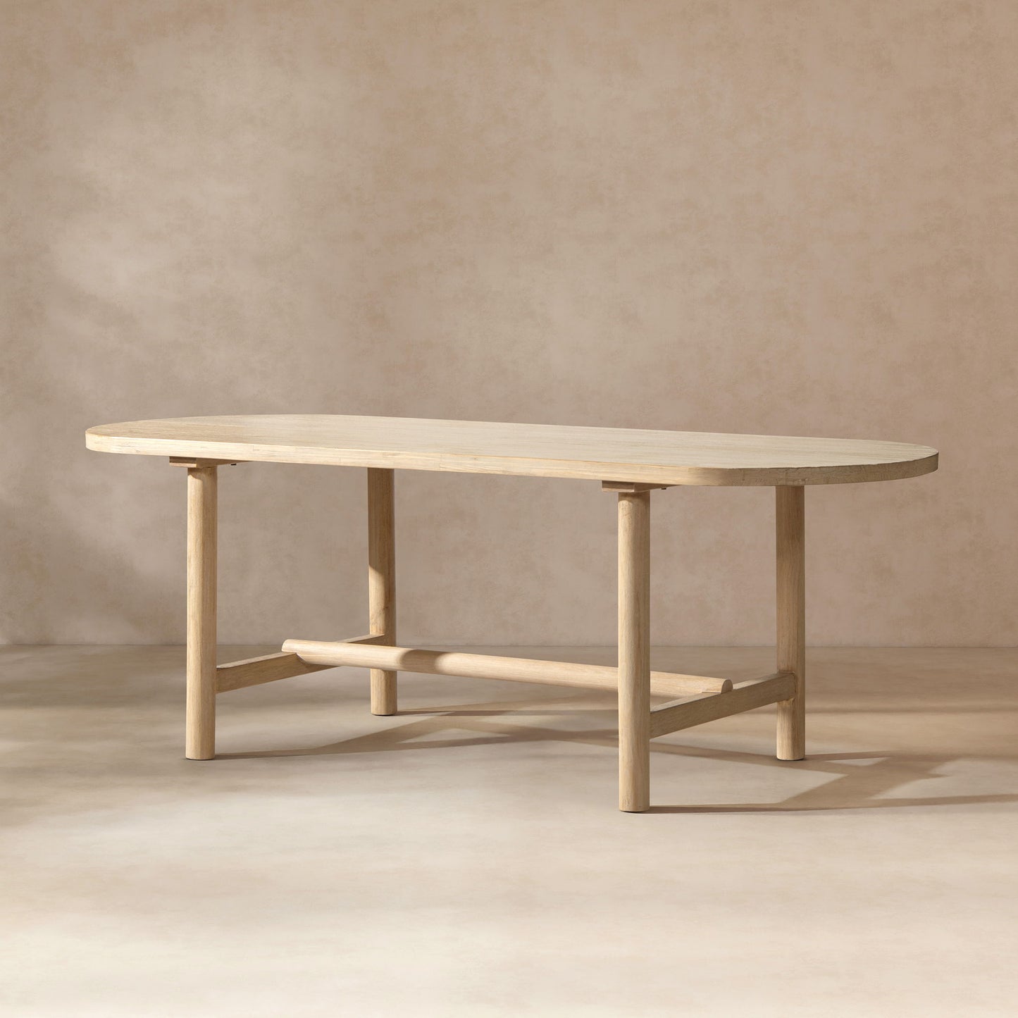 Milo - 8 Seat Oval Dining Table - Natural