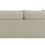 Upendo - Pattern Linen Sofa With 2 Toss Pillows - Beige