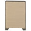 Funston - 4 Drawer Chest Of Drawers With Bar Handles - Brown Oak