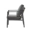 Modern Lounge Chair With Rope Accents And Cushions