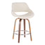Fabrico - Mid Century Modern Counter Stool (Set of 2)