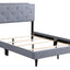 Button Tufted Bed Charming For Cozy Spaces