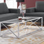 Table, Rectangular, Contemporary & Modern - Chrome