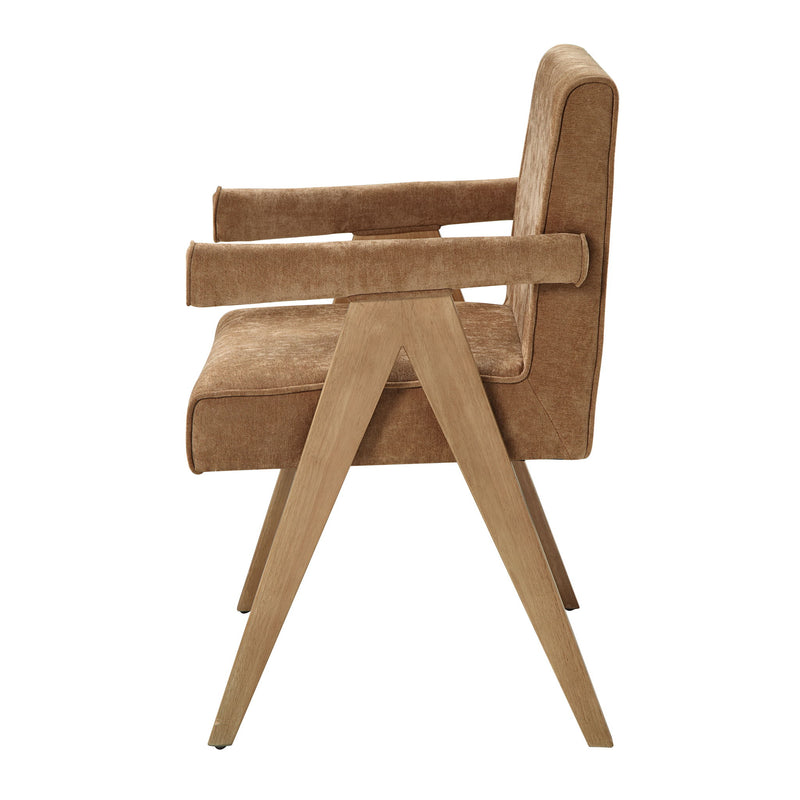 Zoey - Arm Chair (Set of 2) - Chocolate