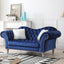 Elegant Round Arm Loveseat