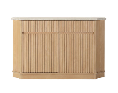Qwin - Server - Natural Marble / Oak