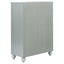 Arabesque - 5 Drawer Bedroom Chest - Silver