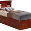 Traditional Style Bookcase Storage Bed