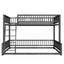 Bunk Bed With Ladder And Safety Guardrails