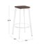 Clara - Industrial Square Barstool (Set of 2) - Espresso