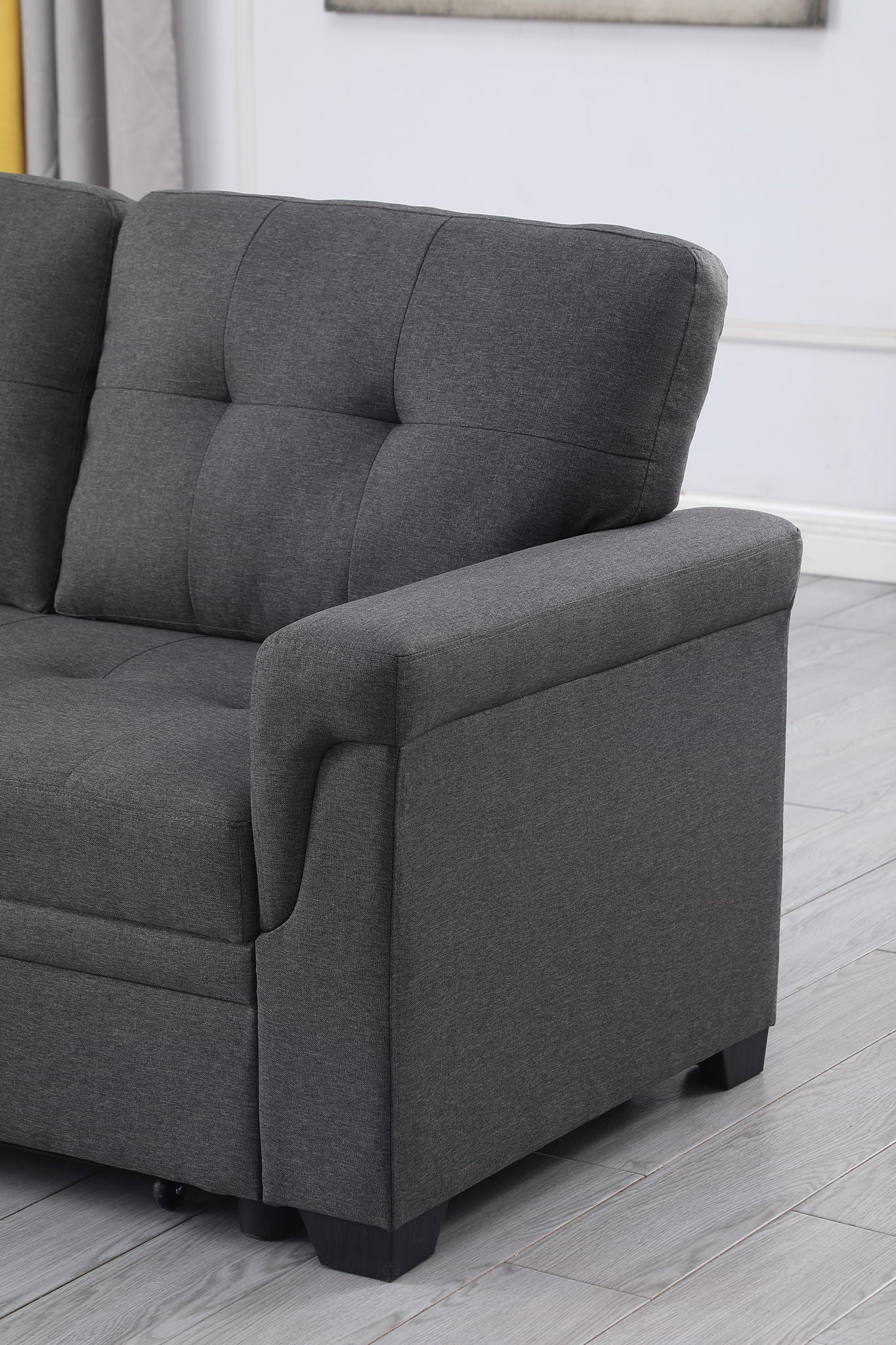 Lucca - Reversible Sleeper Sectional Sofa With Storage Chaise