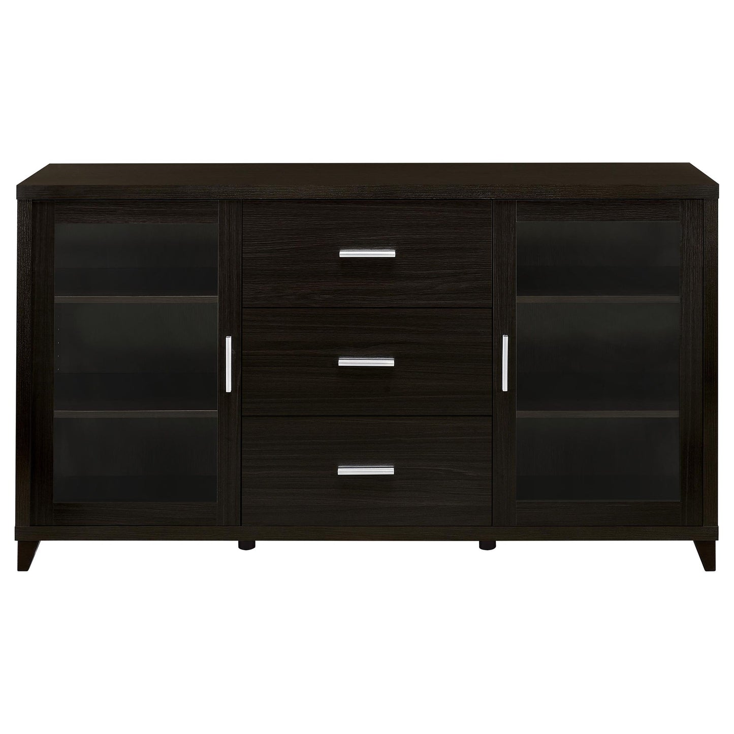 Barnaby - 4 Piece Rectangular Entertainment Center - Cappuccino