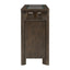 Side Server With Glass Inlay - Dark Oak