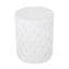 Outdoor Lightweight Concrete, Side Table - Antique White
