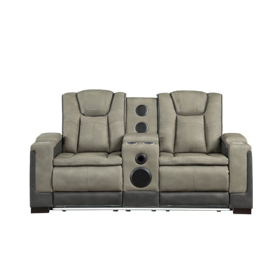 Bruno - Power Reclining Loveseat With Bluetooth Speakers