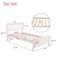 Platform Bed With Headboard, Footboard And Wood Slat Support