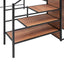 Loft Bed With Desk And Grid, Stylish Frame With Lateral Storage Ladder And Wardrobe