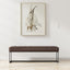 Penelope - Ottoman Bench With Genuine Leather Upholstery - Brown