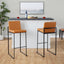 Fuji - Contemporary High Back Barstool Elegant Design