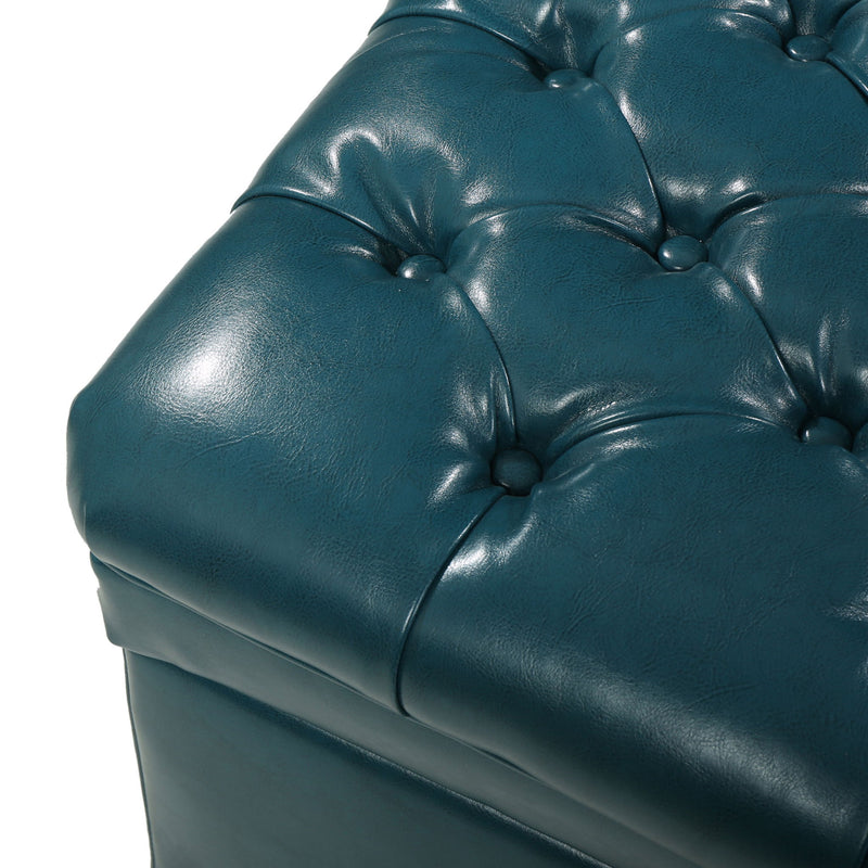 Juliana - Storage Ottoman With Birch Legs