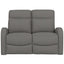 Manual Reclining Loveseat With Dual Seating Support For Living Room