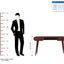London - Arch Writing Desk - Dark Brown