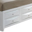 Modern Design Storage Bed With Bookcase Headboard