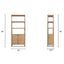 Nolan - Bookcase With Lower Cabinet - Natural
