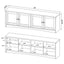 Lunetta - 4 Door TV Stand