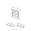 Isaiah - 5 Piece Bedroom Set With TV Lift-LED, Speakers And Fireplace