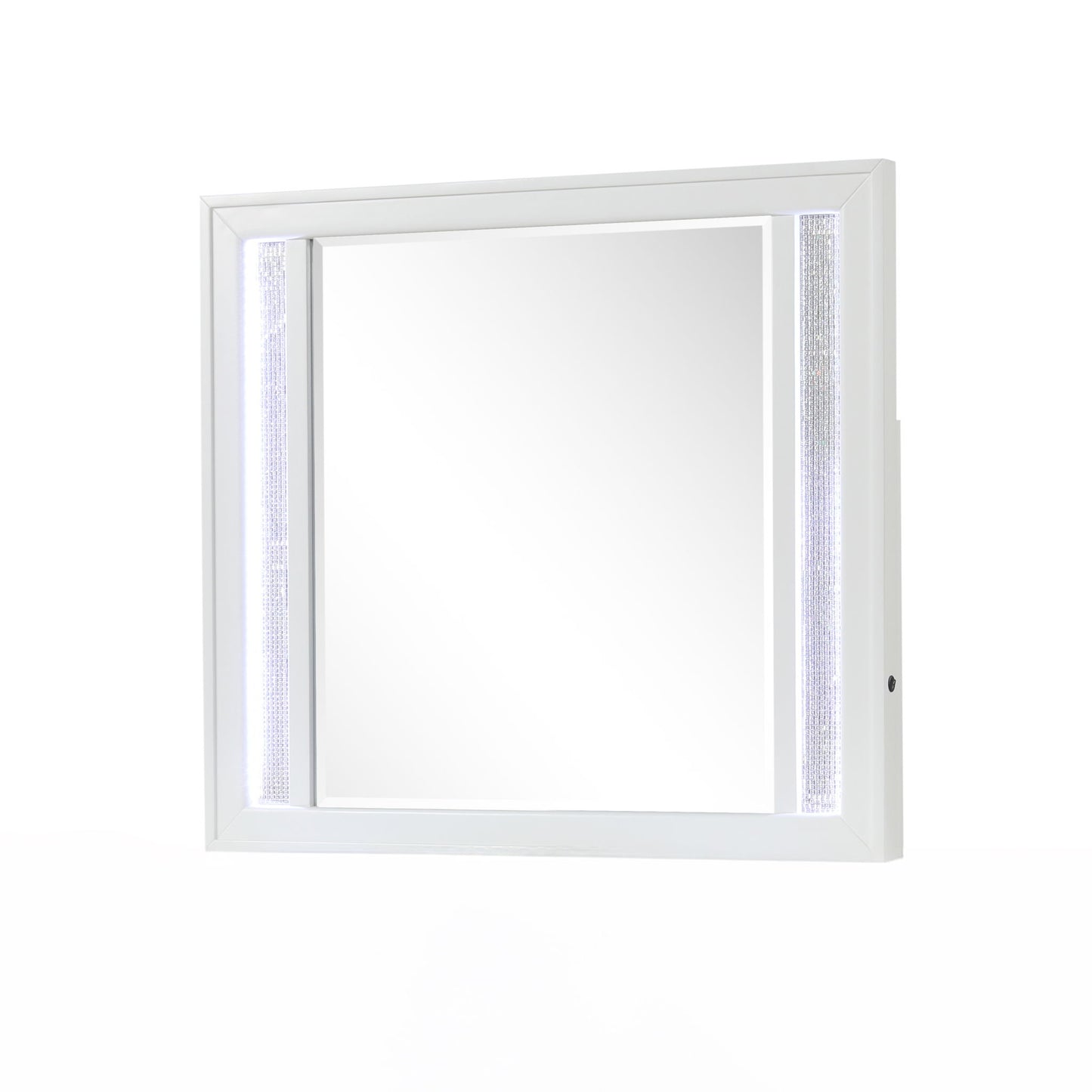 Abigale - Mirror For Dresser Top Made With LED (Includes Only Mirror) - White