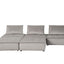 Anna - Stylish Sectional Sofa Ottoman