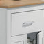 Alonzo - Small Space Counter Height Dining Table With Cabinet And Drawer Storage
