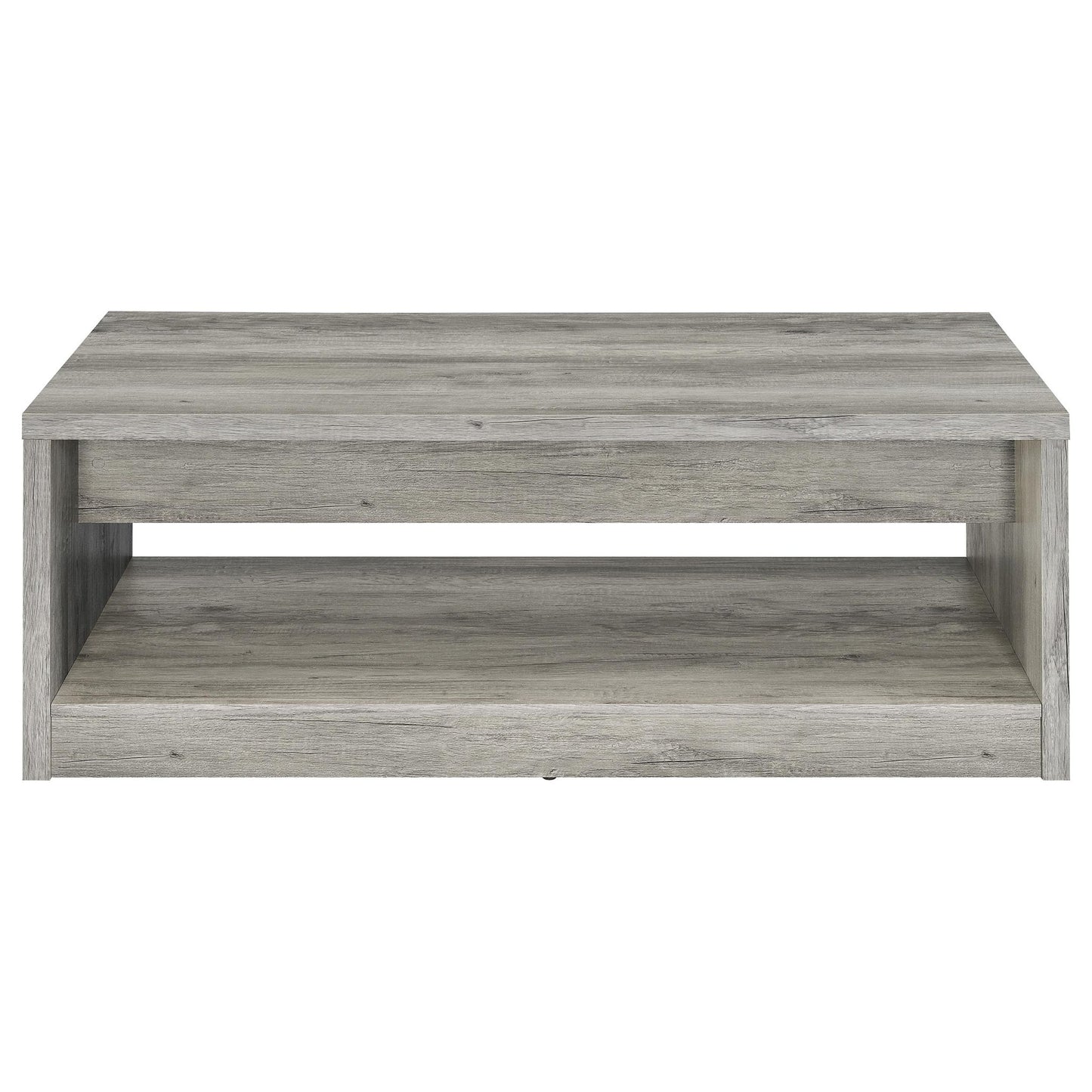 Nuberg - 2 Piece And End Table Set With Storage Drawers - Gray