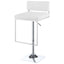 Alameda - Adjustable Bar Stool - White