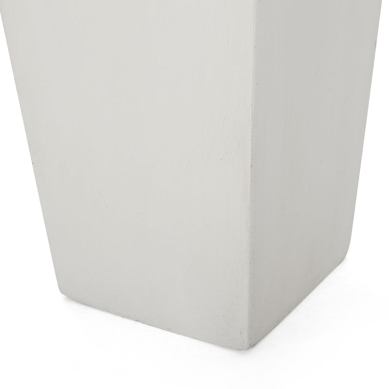 Outdoor Modern Cast Stone Planter