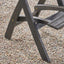 Outdoor Folding Acacia Wood Barstools With Rattan Backrest And Seat