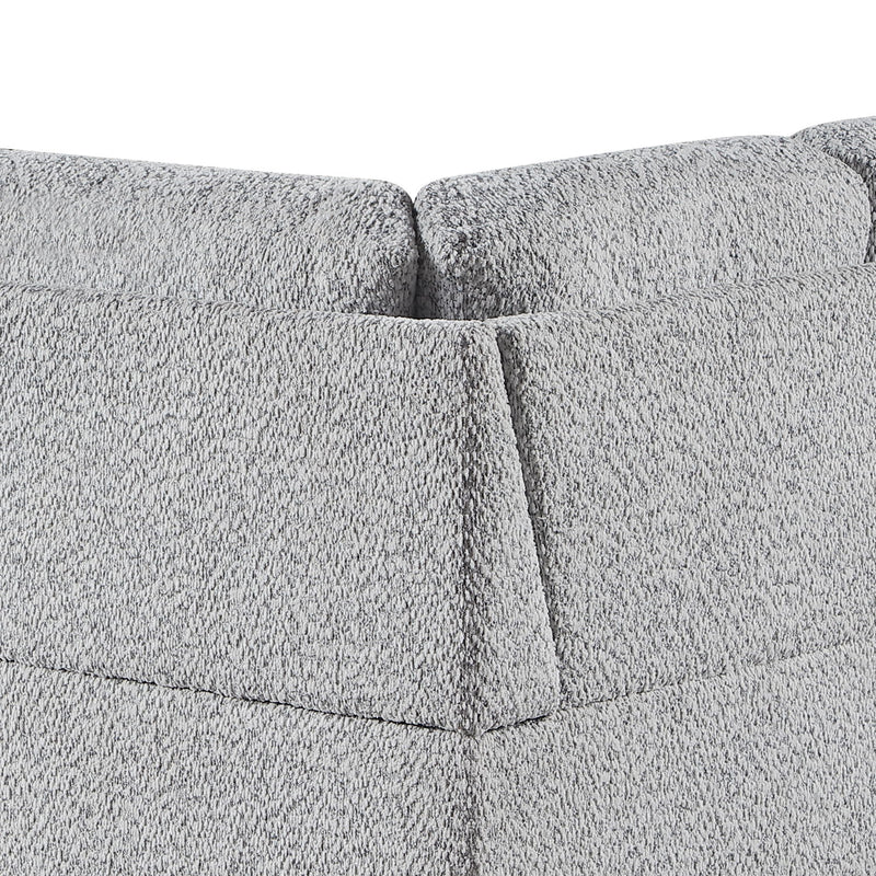 Giza - Modular Sectional Sofa With Sleeper, Storage, USB Charging - Gray