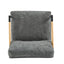 Modern Accent Chair With Cushions, Cozy Seating