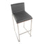 Mason Mara - Contemporary Fixed Height Barstool (Set of 2)
