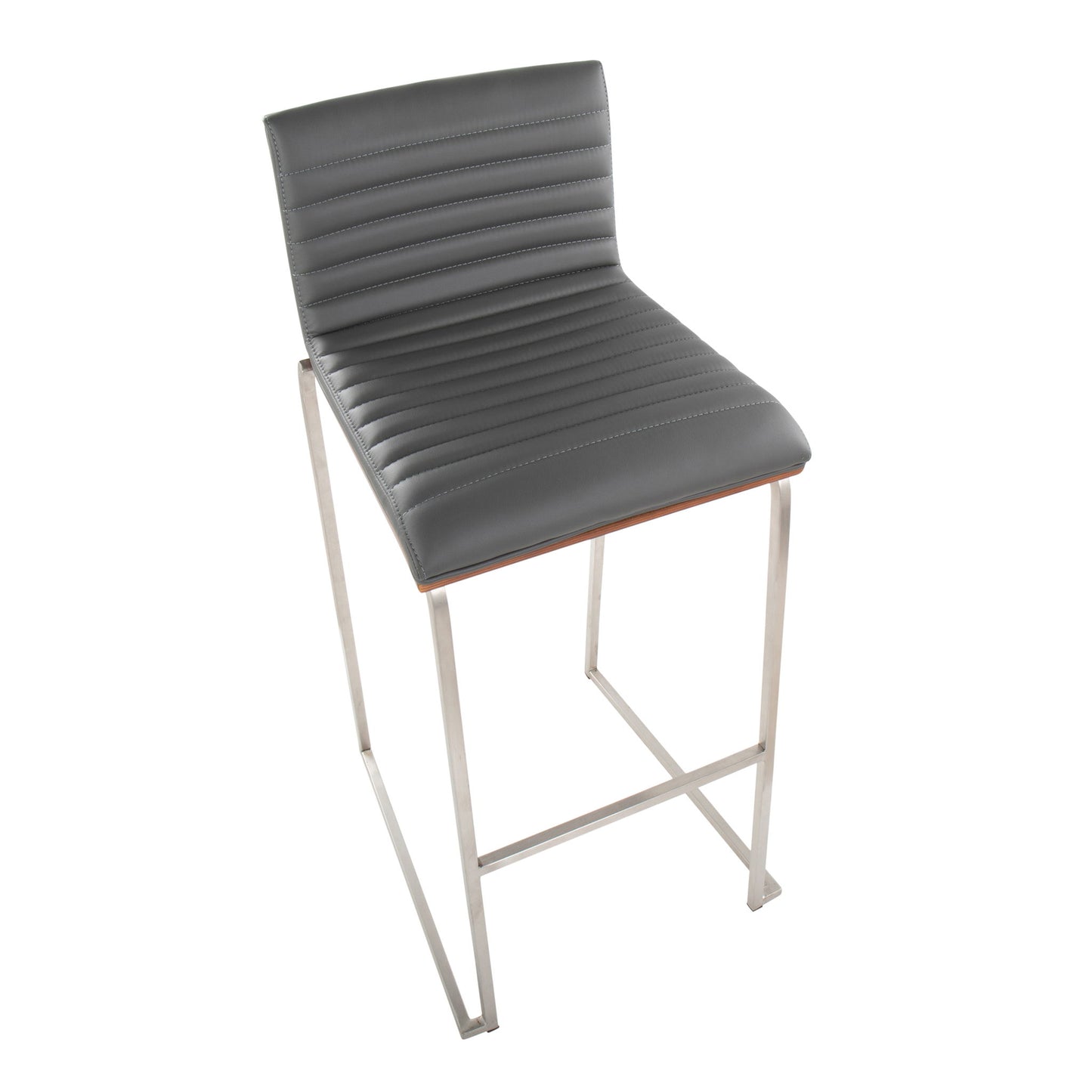 Mason Mara - Contemporary Fixed Height Barstool (Set of 2)