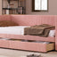 Daybed With Two Drawers And Wood Slat