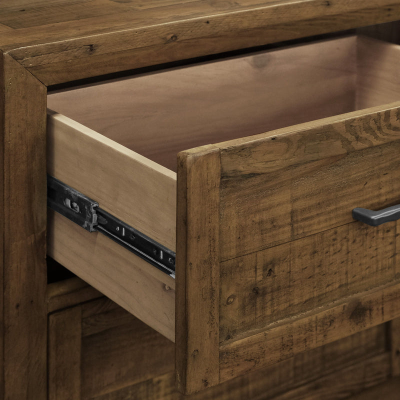 5 Drawer Chest With - Brown