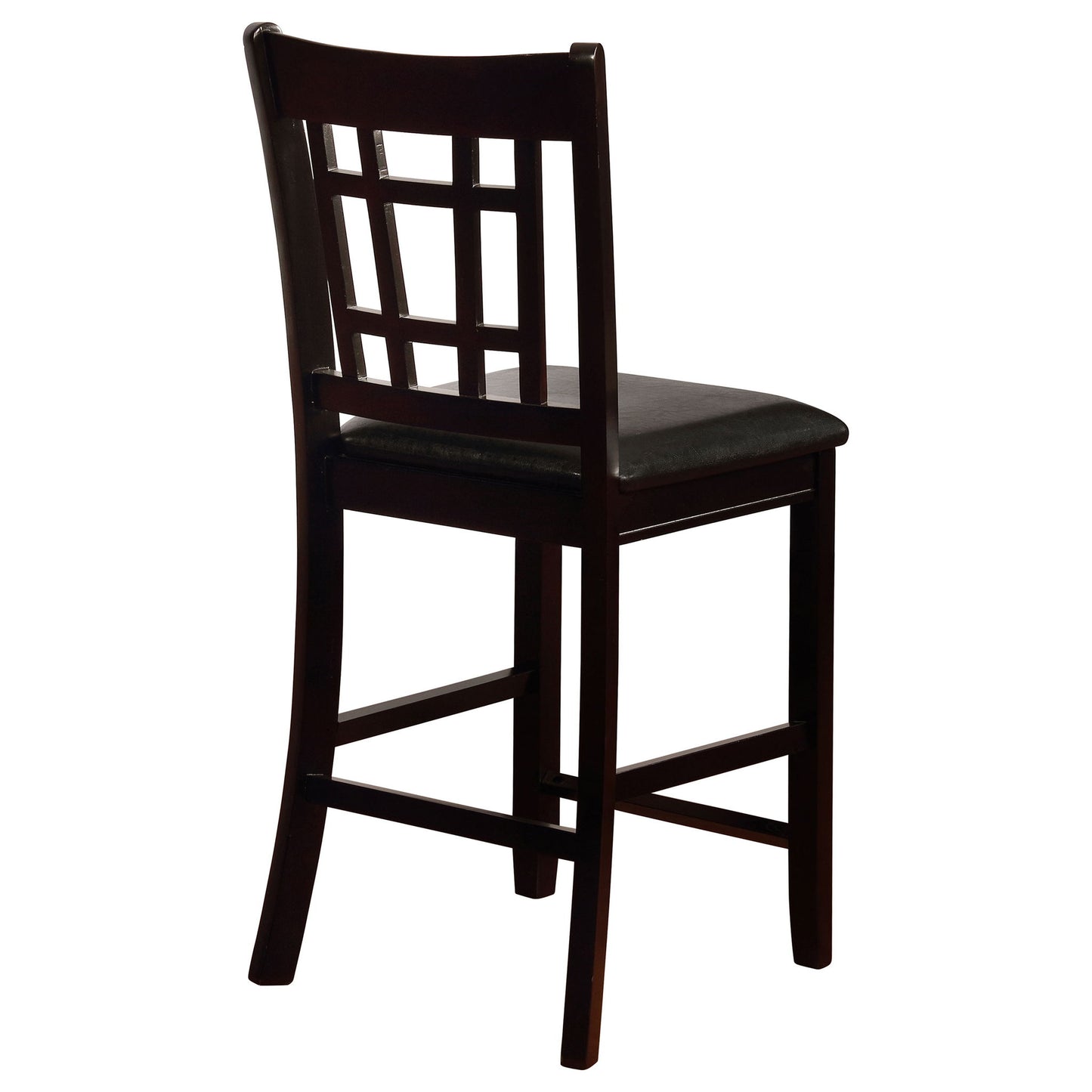 Lattice Back Counter Height Stools (Set of 2)